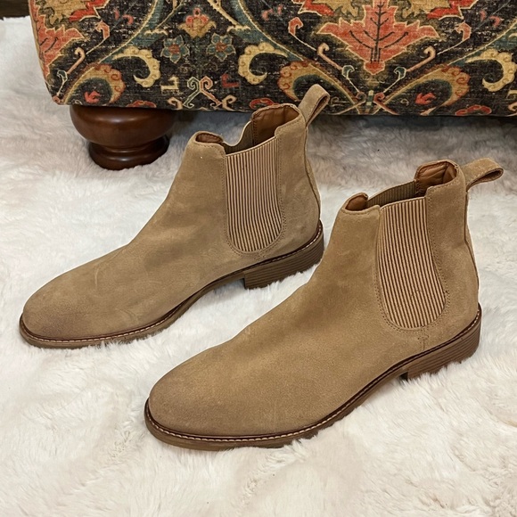 Clarks Women's Cologne Arlo 2 Sand Suede Pull On Boots. Size 12. - Picture 12 of 15